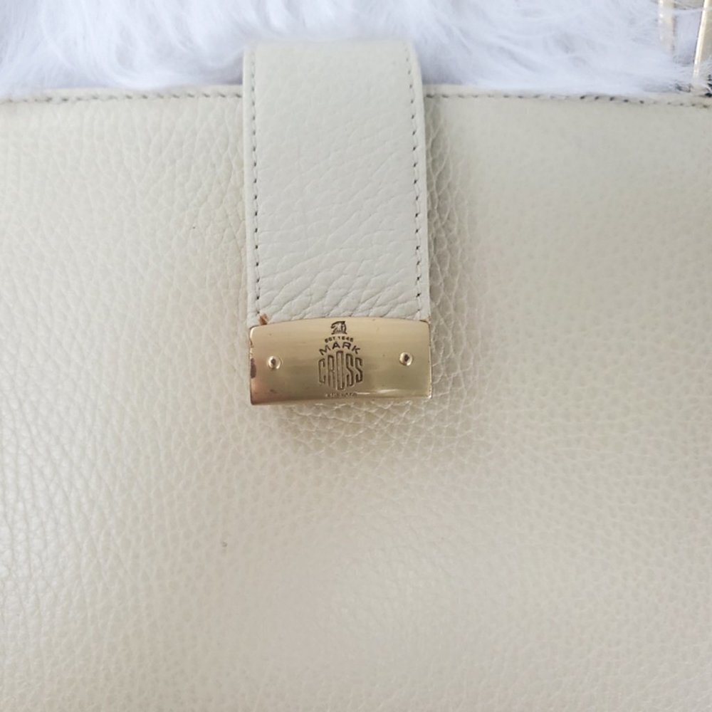 Mark Cross Italian Leather Shoulder Purse Crossbody Bag -Vintage Luxury Designer - Picture 3 of 11